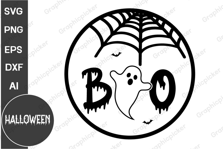 Halloween Round Door Sign SVG, Halloween Quotes PNG