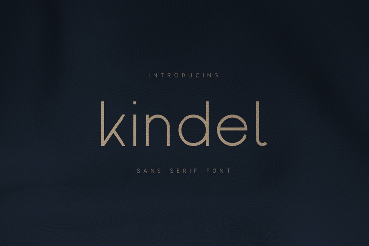 Kindel Elegant Modern Sans Serif Font