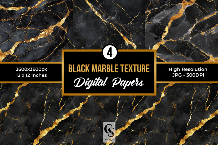 Black Marble Texture Image 6