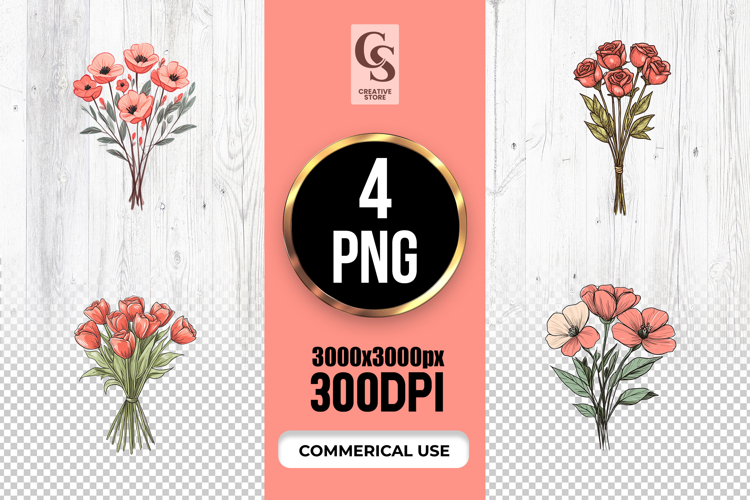 Pink Flowers Png Image 19