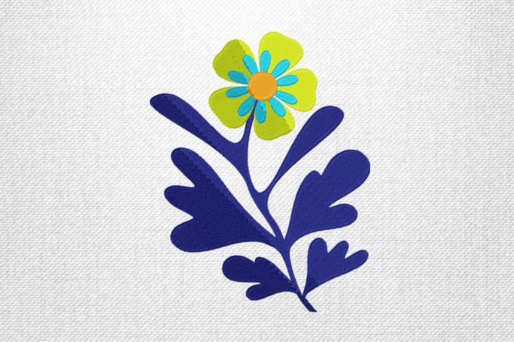 Leaf Embroidery Image 22