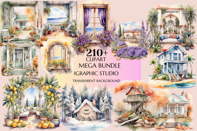 Porch Mega Bundle, Garden Mega bundle, Hut Bundle, Beach