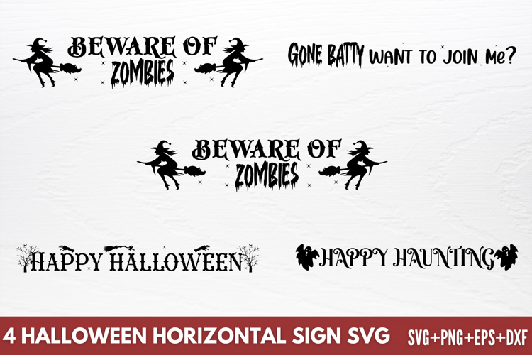 Halloween Horizontal Sign