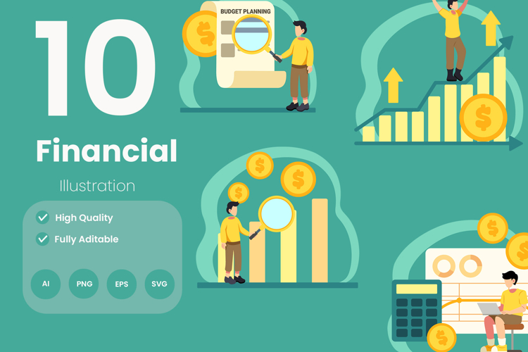 Financial Illustration Pack
