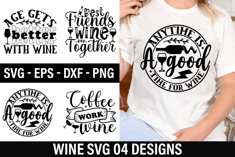 Wine SVG Design - Age Gets Better With Wine
