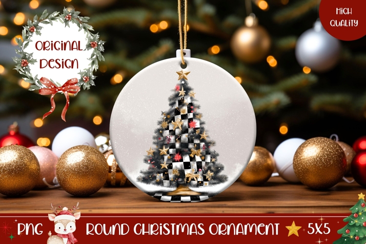 Christmas Ornament Sublimation, Christmas Tree Ornament PNG