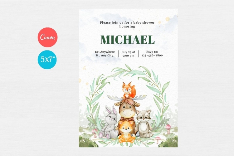 Baby Shower Invitation Template 177