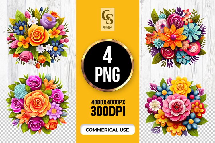 Flower Bouquet Clipart Image 10