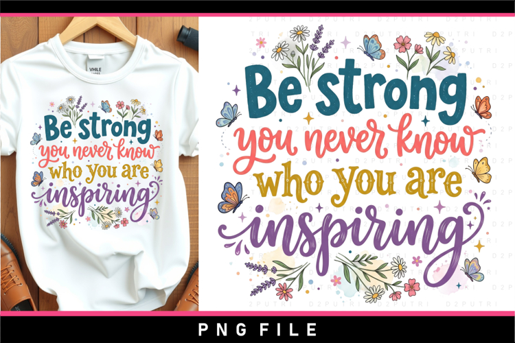 Be strong you never know who you are inspiring, Motivational