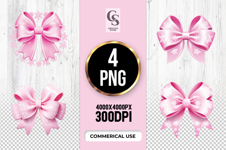 Christmas Bow Clipart Image 2