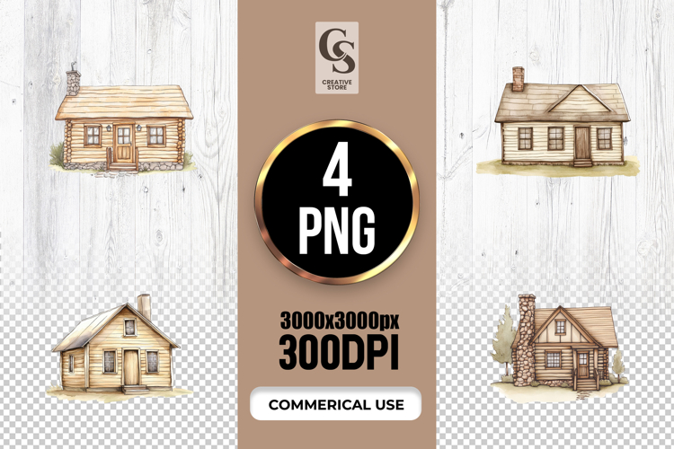 Cabin Clipart Image 24