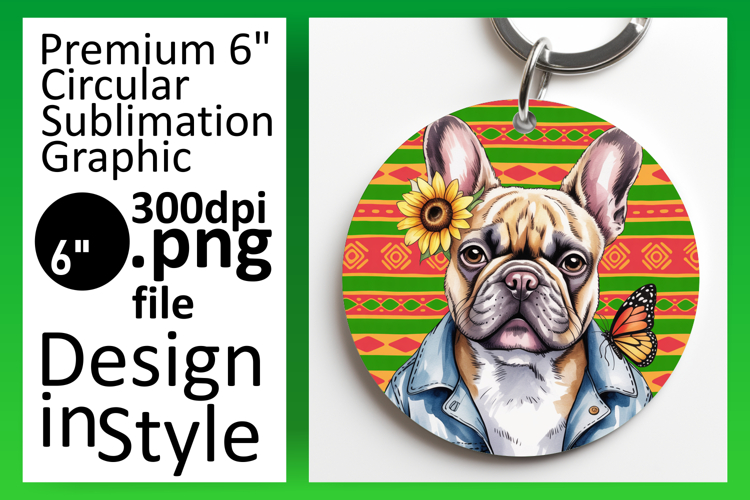 Creative Round Design for Coasters , Cute Dog