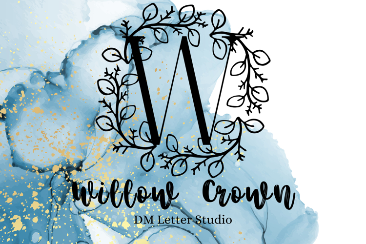 Willow Crown Monogram - Regal Botanical Serif Font
