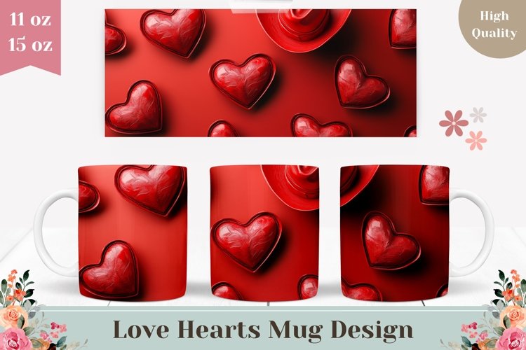 Red Hearts Png Image 15