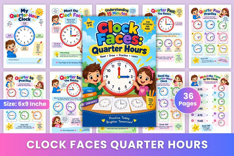 Clock Faces: Quarter Hours