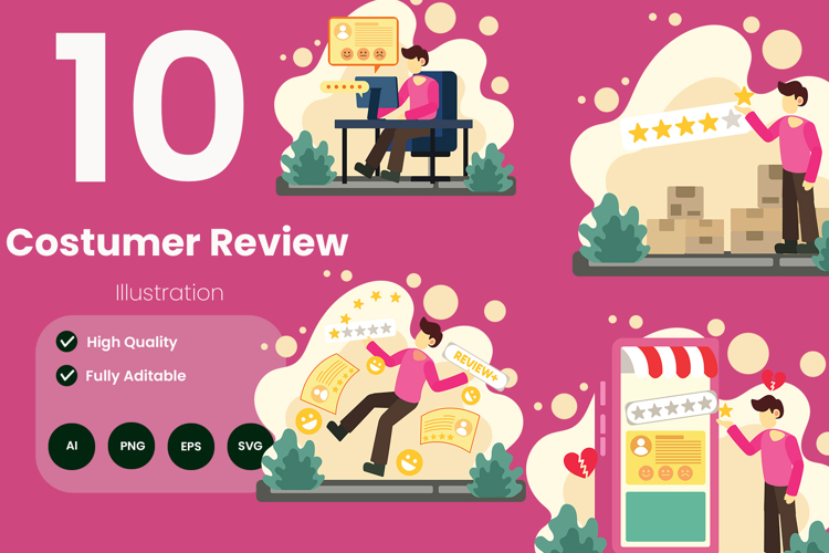 Customer Service Illustration Pack