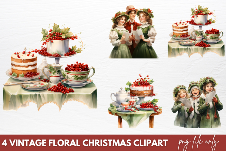 Christmas Floral Svg Image 9