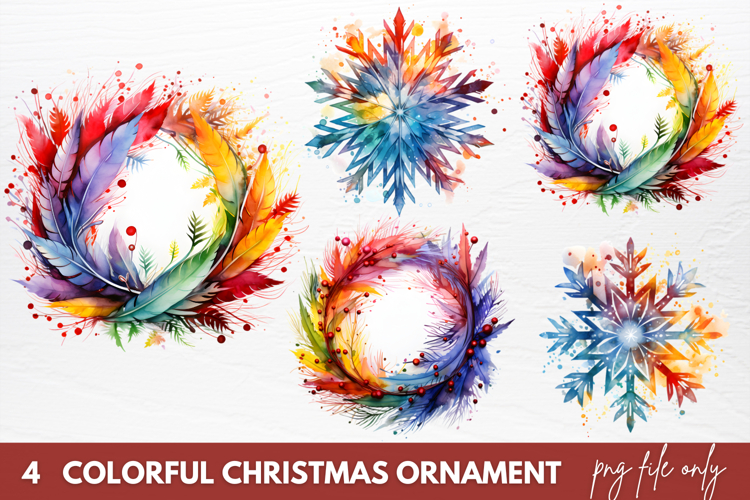 Christmas Ornaments Clipart Image 3