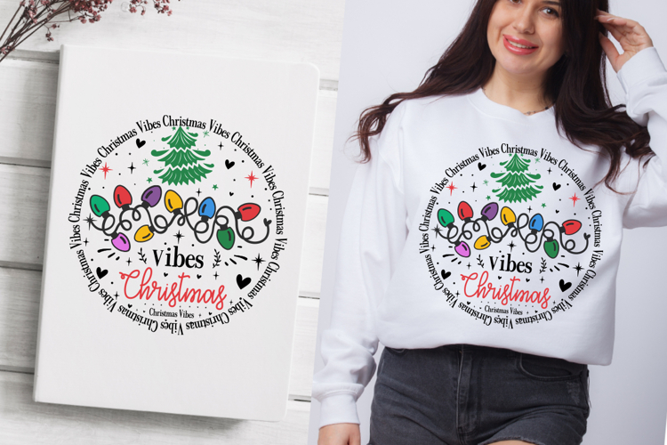 Christmas Vibes svg design