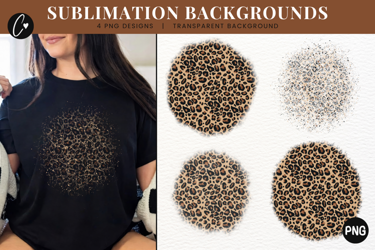 Leopard Print Sublimation Background