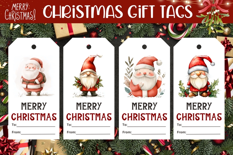 Christmas Tag Printable Image 18