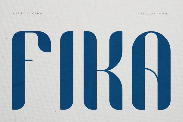 Fika Elegant Decorative Display Serif Font