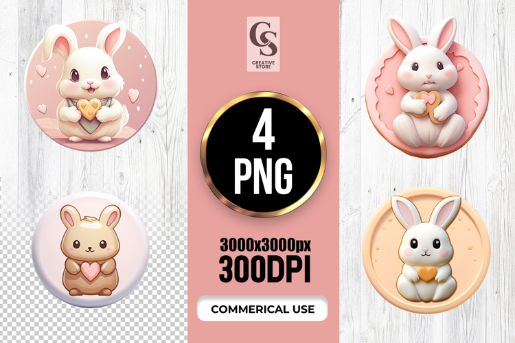 Cute Bunny Clipart  Image 4