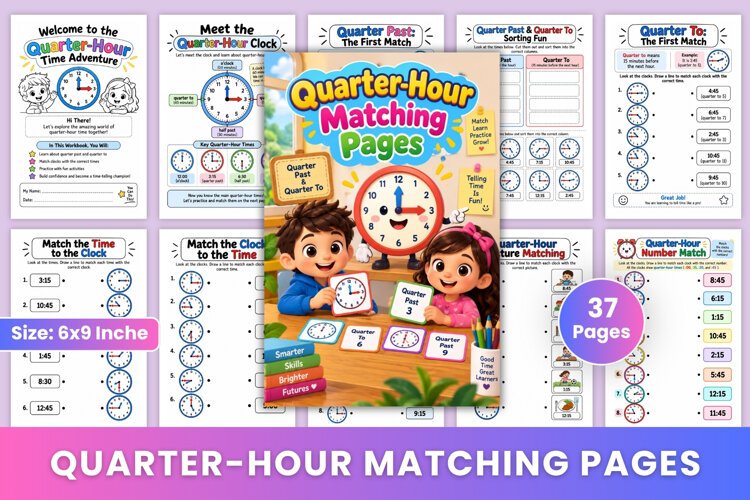 Quarter-Hour Matching Pages example image 1