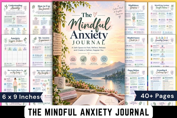 The Mindful Anxiety Journal example image 1