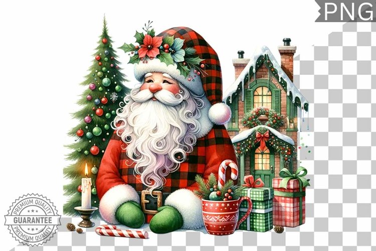 Santa Christmas Clipart Image 13