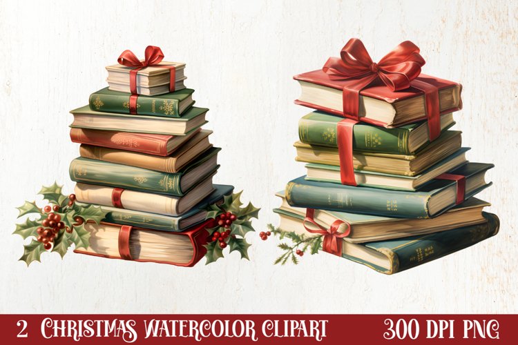 Christmas Reading Sublimation, Christmas Clipart