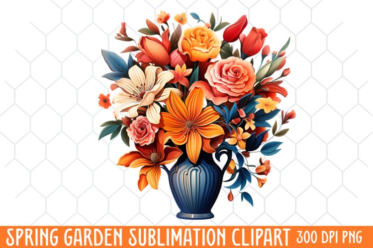 Spring Flowers Clipart Image 4