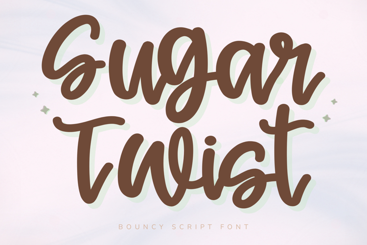 Sugar Twist Bouncy Script Font