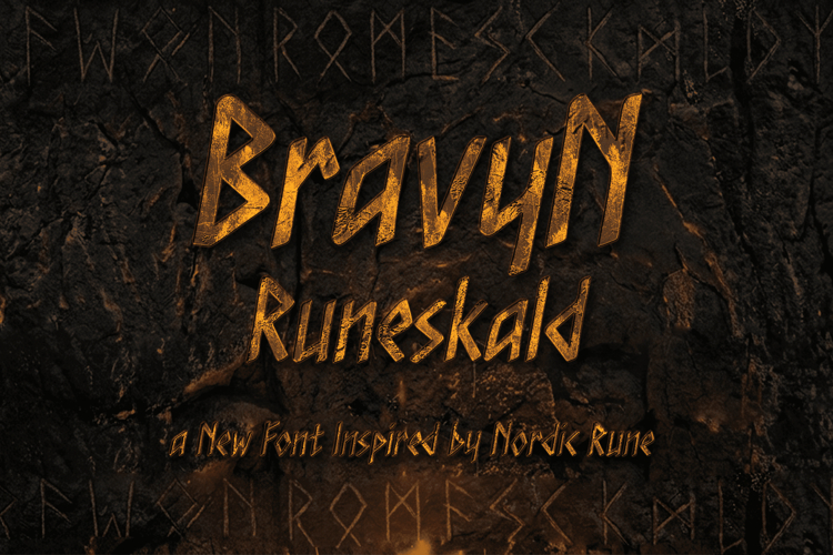 Bravyn Runeskald Font