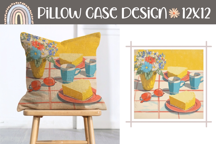 Summer Pillow Case, Floral Pillow Sublimation, Summer PNG