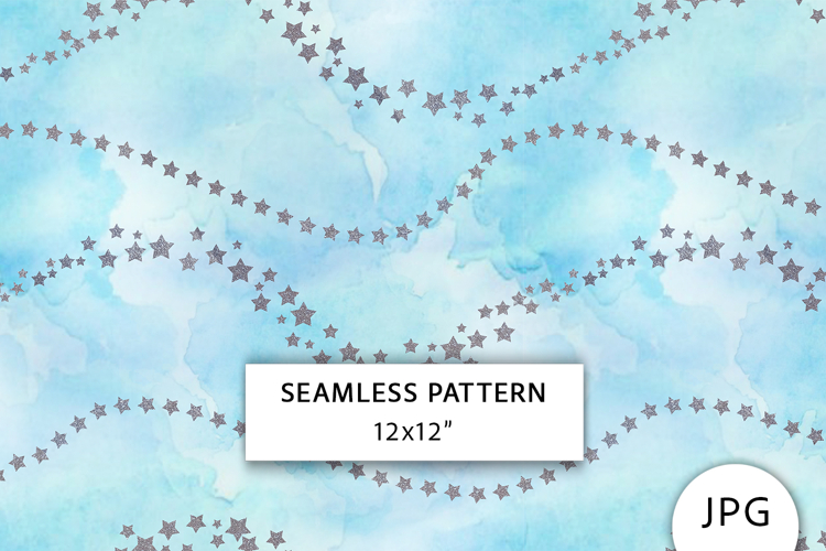 Watercolor Abstract Seamless Pattern