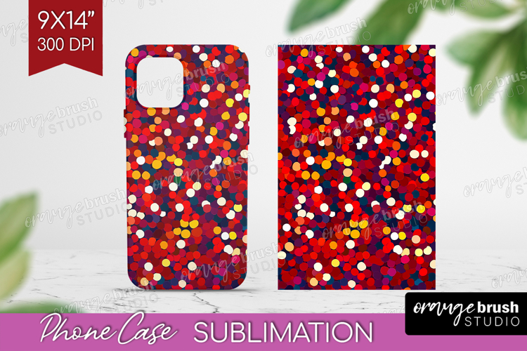 Glitter Texture Phone Case PNG - Sparkle Glitter Case PNG