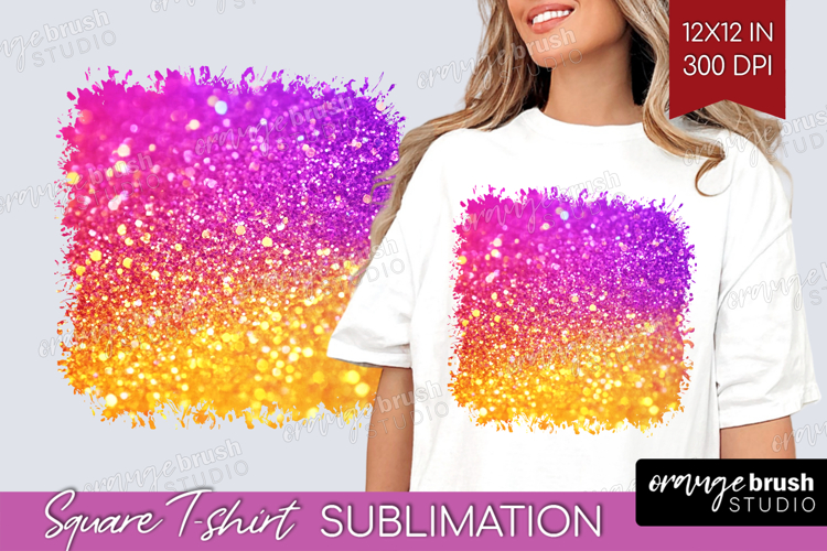 Orange Glitter Background Image 20
