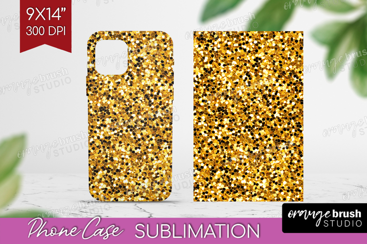 Glitter Texture Phone Case PNG - Sparkle Glitter Case PNG