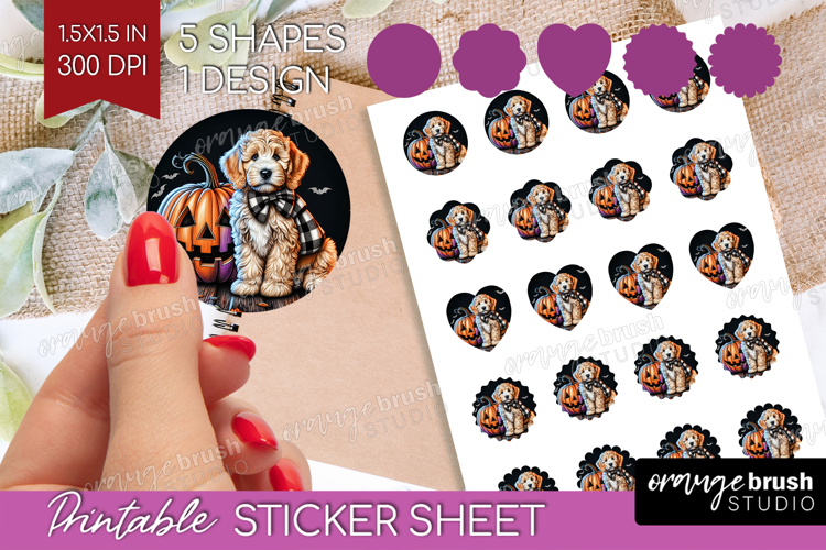 Goldendoodle Clipart Image 21