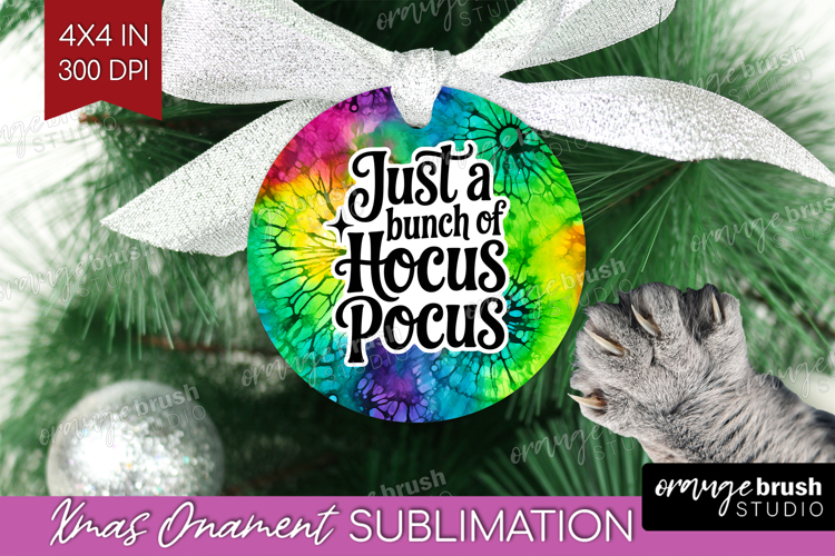 Sarcastic Halloween Quote Ornament PNG - Tie Dye PNG
