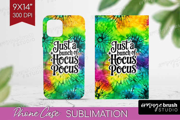 Sarcastic Halloween Quote Phone Case PNG - Tie Dye Case PNG