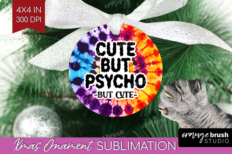 Sarcastic Halloween Quote Ornament PNG - Tie Dye PNG