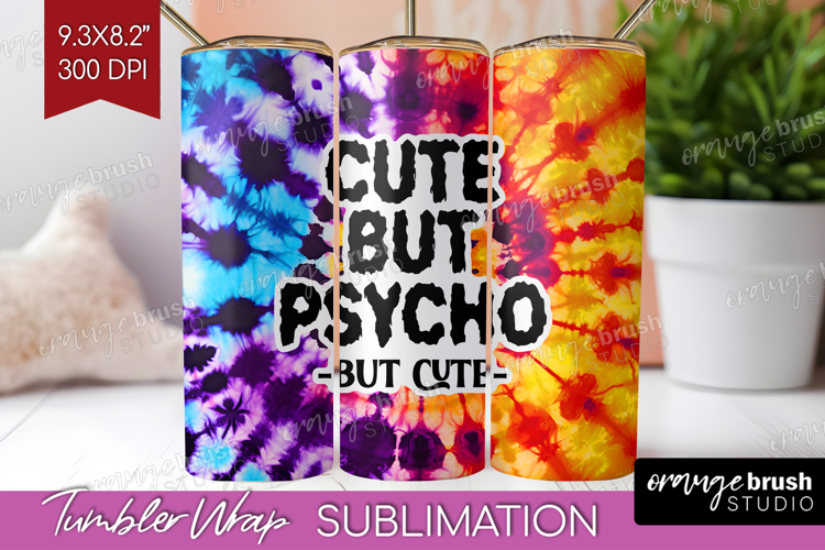 Sarcastic Halloween Quote Tumbler Wrap - Tie Dye Tumbler PNG