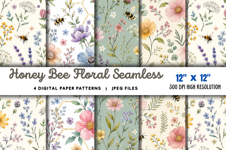 Floral Seamless Pattern Image 4
