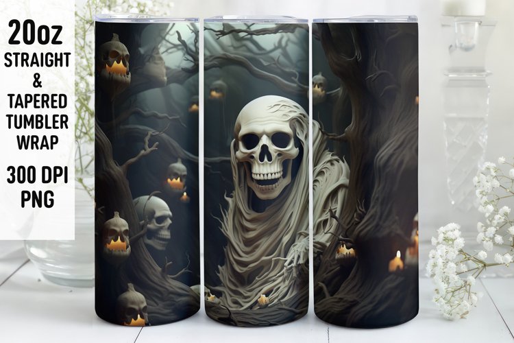 Halloween Tumbler Wrap