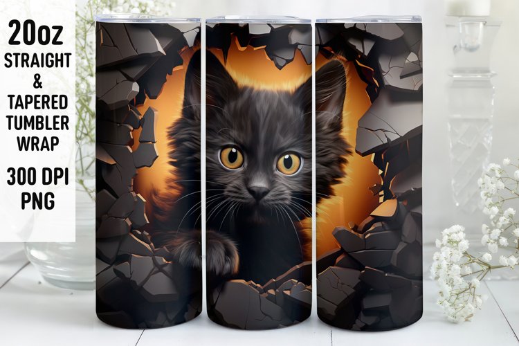 Halloween Tumbler Wrap | 3D Tumbler Sublimation | Halloween