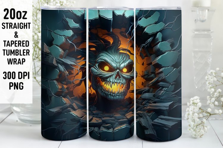 Halloween Tumbler Wrap | Tumbler Sublimation | Halloween