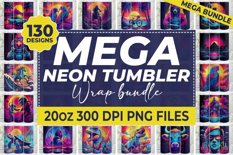 Neon Tumbler Wrap | Tumbler Sublimation Wrap | Tumbler Wrap