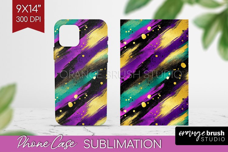 Mardi Gras Phone Case PNG - Carnival Case PNG Sublimation